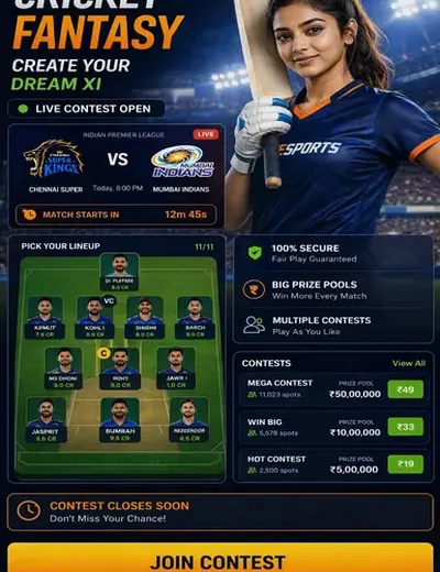 Comtowin (comtowin) fantasy cricket & matchday visual 3
